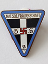 Frauenschaft membership medium size pin with blue border